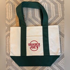 NWT Trader Joe’s Mini Tote - Hunter Green